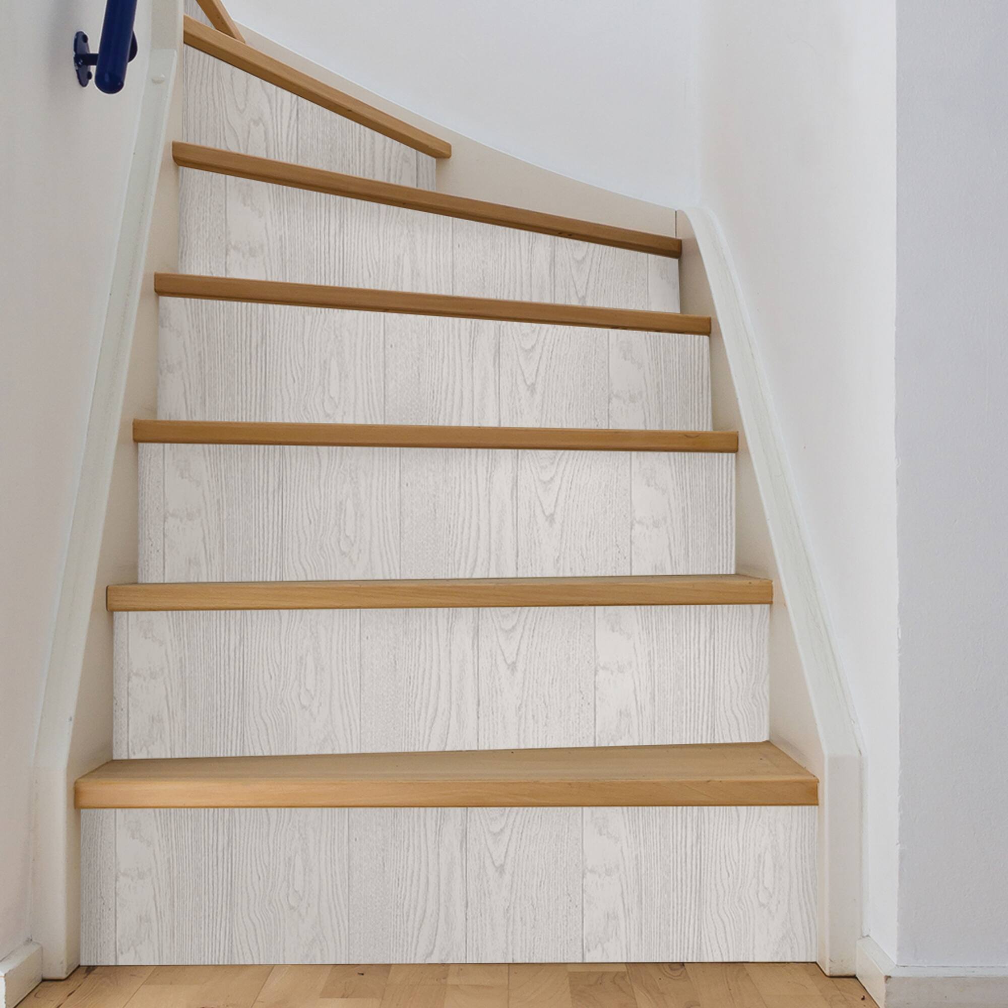 InHome Timber White Peel & Stick Wallpaper